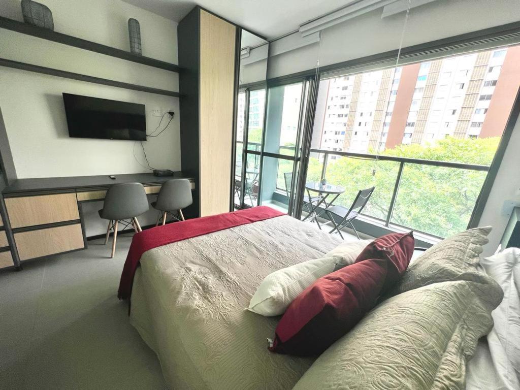 Apartamento Com Ar-condicionado E Sacada Relaxar *